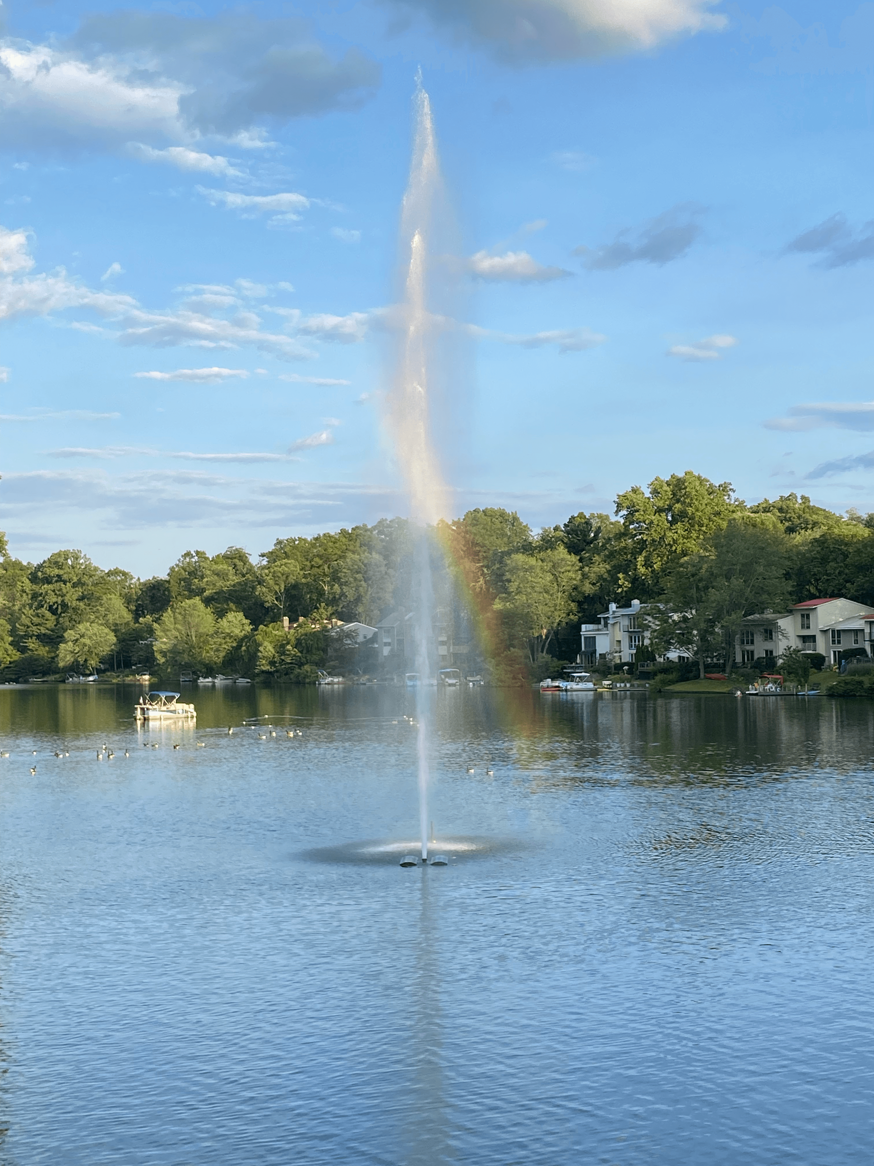 Lake Anne Fountain.
