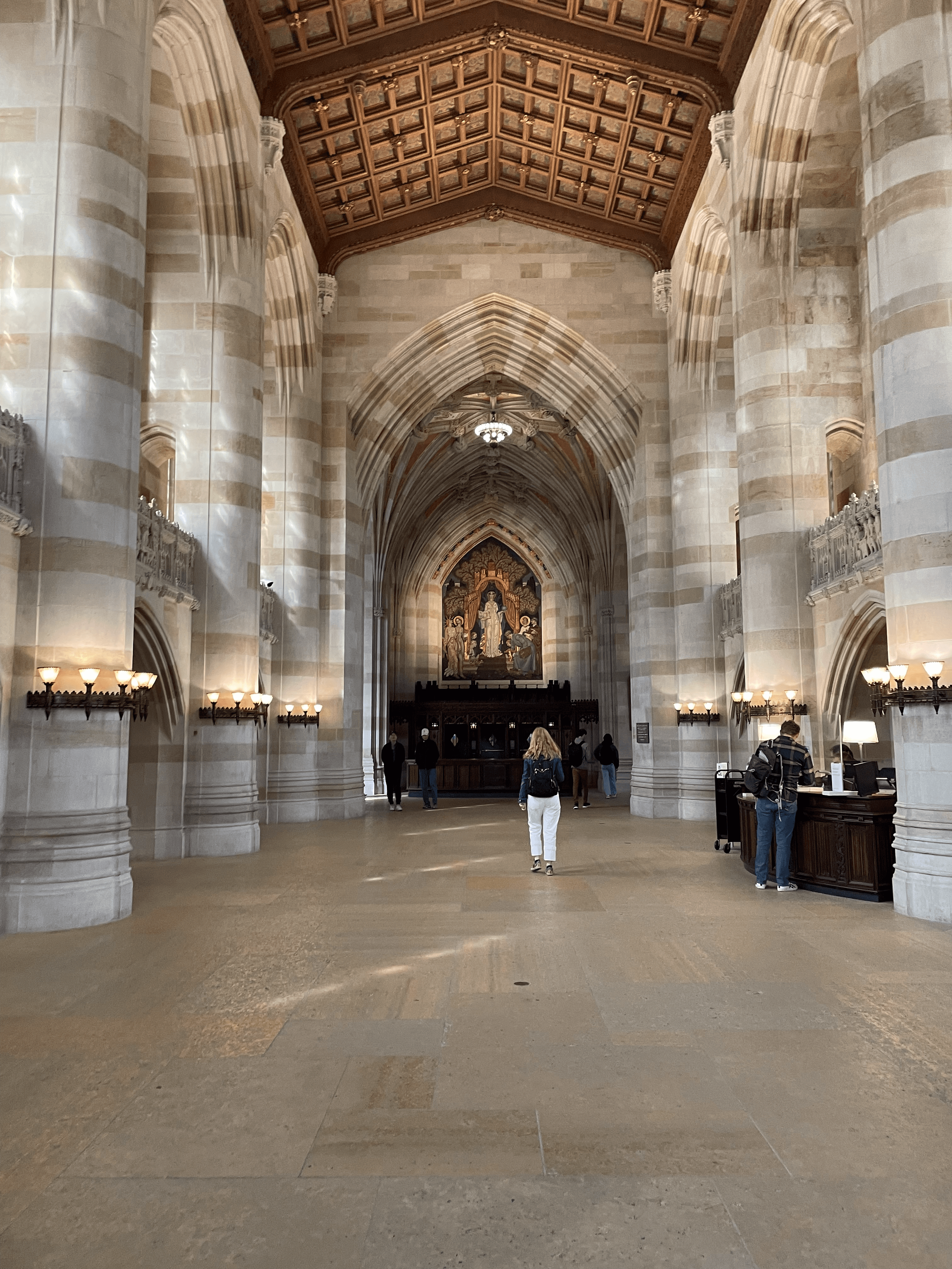 Sterling Memorial Library at Yale University.