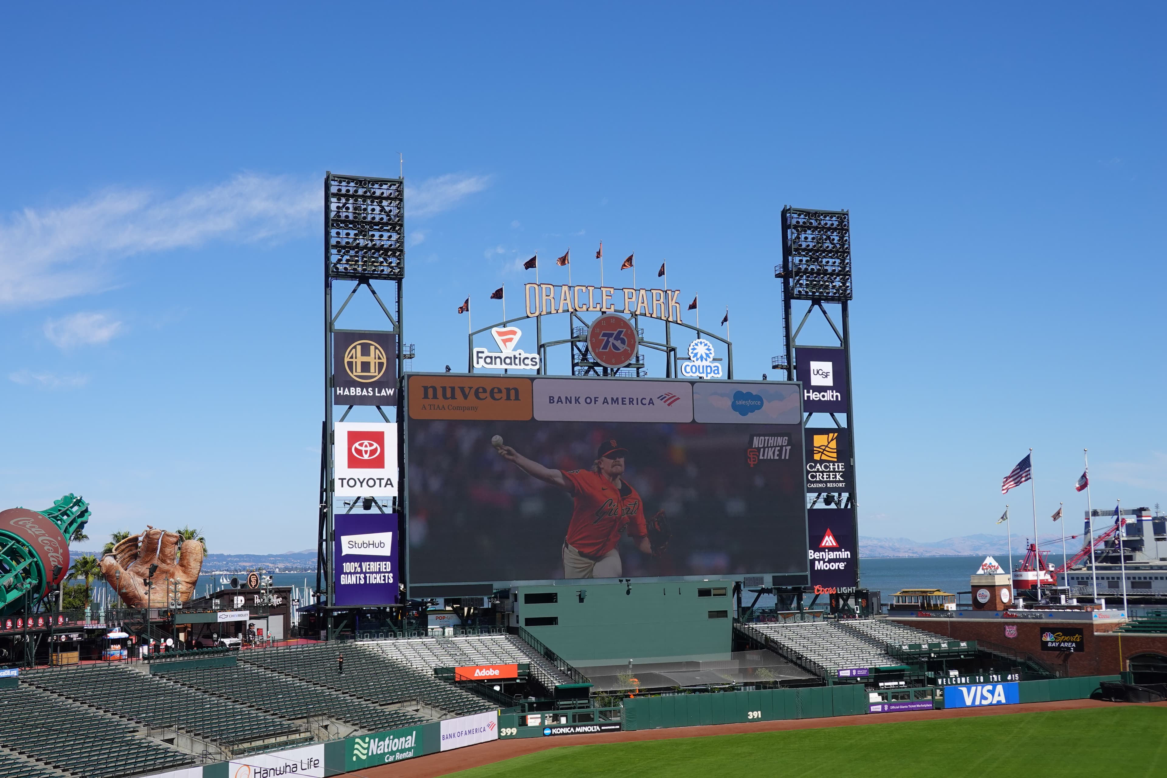 Oracle Park in San Francisco.