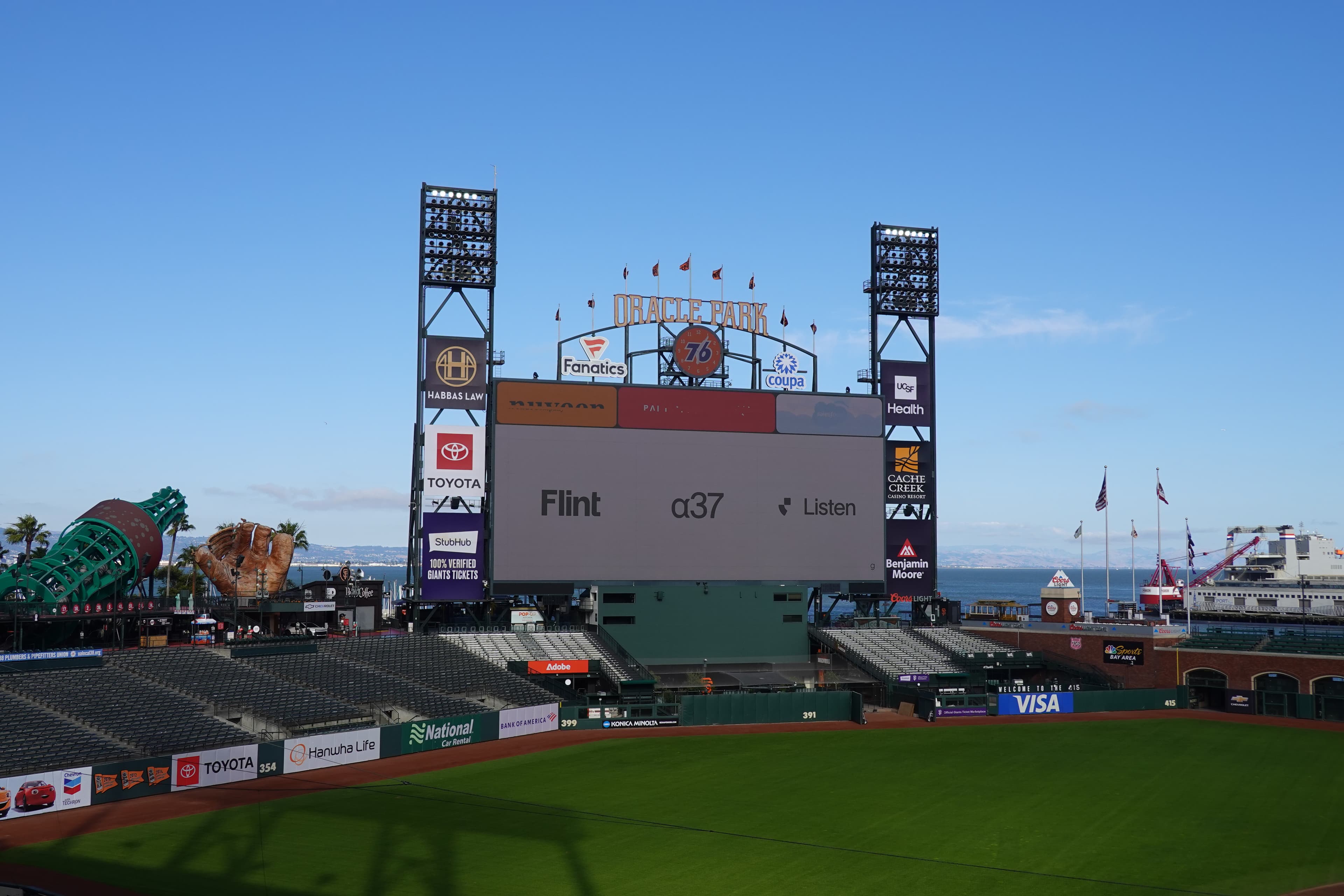 Greylock Techfair at Oracle Park in San Francisco.