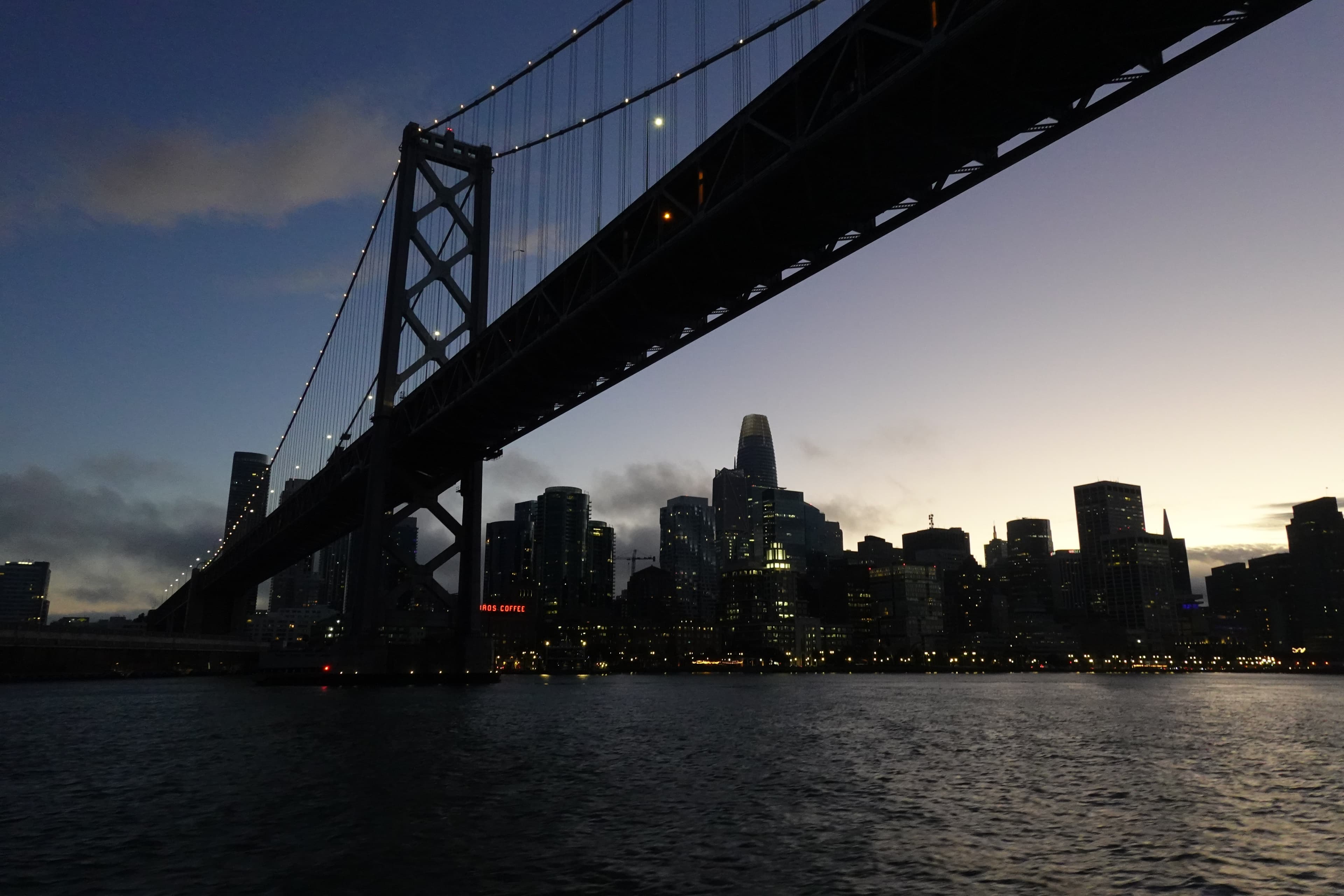 The Bay Bridge in San Francisco.