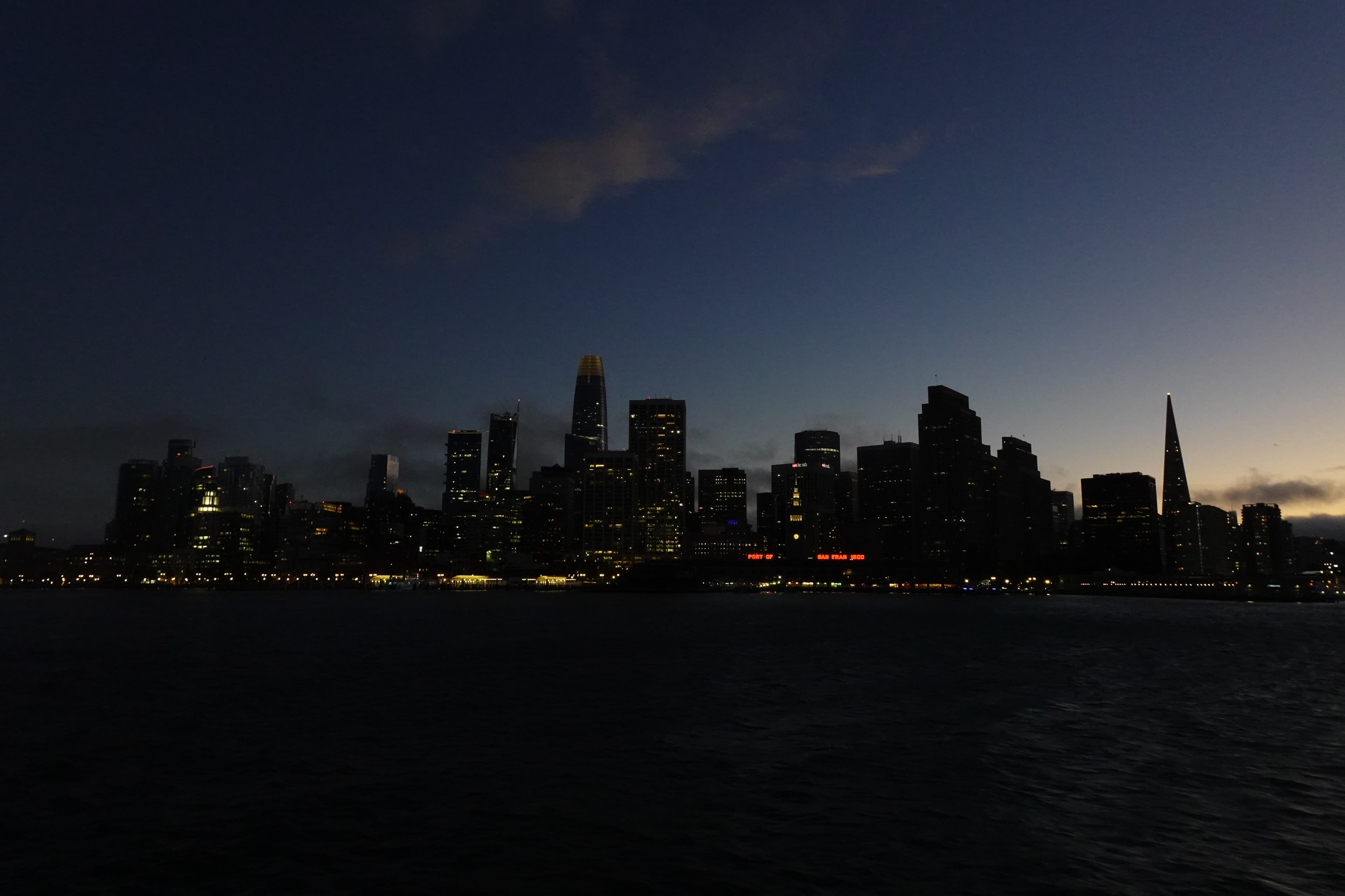The San Francisco skyline.