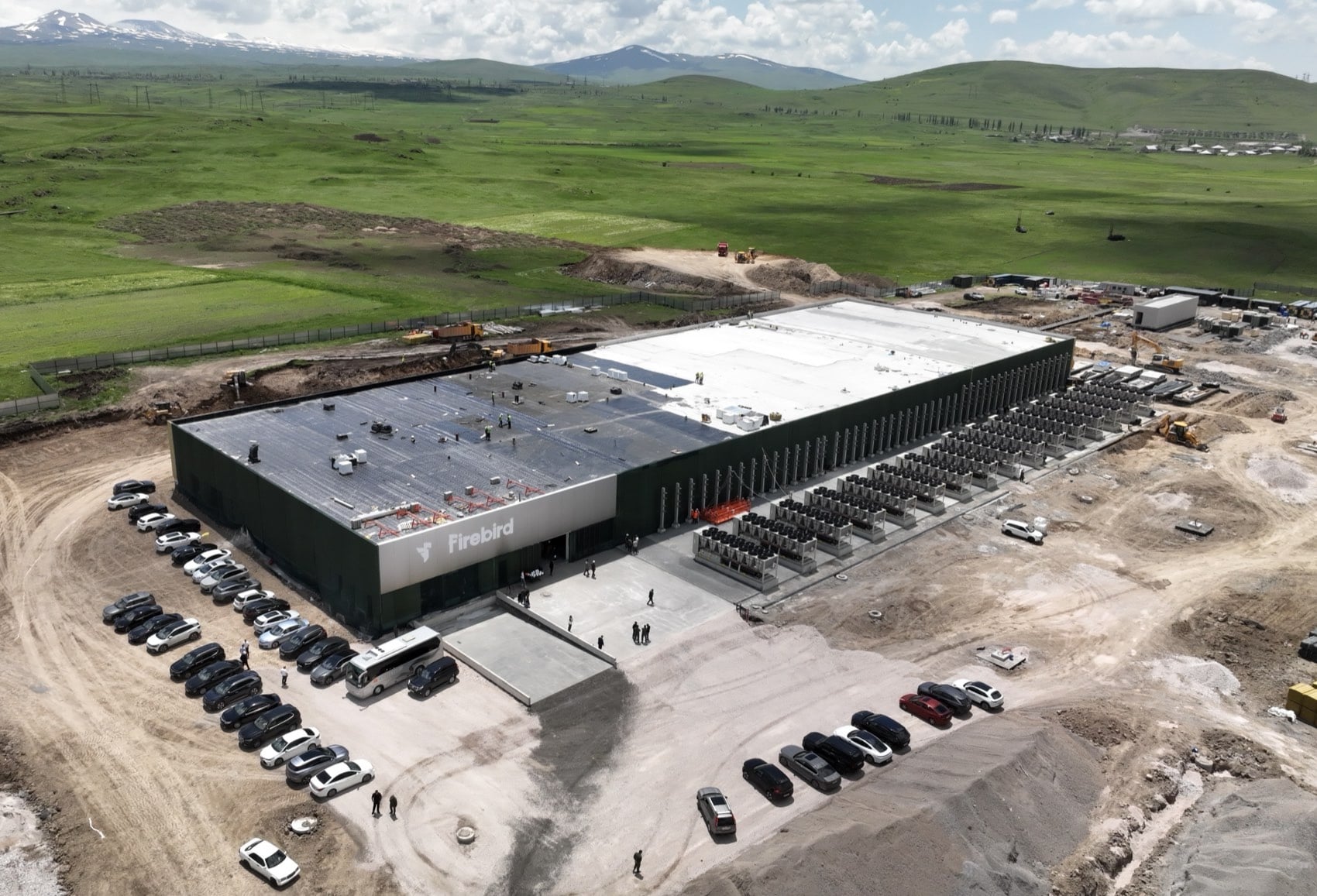 The Firebird AI data center near Hrazdan, Armenia.